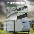 thumbnail image 6 of RVGUARD RV Cover, Travel Trailer Cover fits for 20' - 22' RV, 6 Layers Anti-UV Waterproof Camper Cover, with Tongue Jack Cover and Storage Bag, Grey, 6 of 9