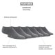 thumbnail image 2 of Calcetines Adidas Athletic Cushioned No Show para hombre, 6 pares, 2 of 8
