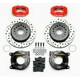 thumbnail image 2 of Wilwood Brakes Brake Conversion Kit 140-7141-DR Forged Dynalite; Performance Upgrade; With BP-10 Metallic Brake Pads; Powder Coated Red 4 Piston Calipers, 2 of 6