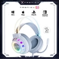 thumbnail image 2 of VEATOOL G3 USB Gaming Headset for PC, Computer Headphones with Microphone/Mic Noise Cancelling, 7.1 Surround Sound, RGB Light - Wired Headphones for PS4, PS5 Console, Laptop, 2 of 8