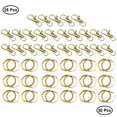 thumbnail image 1 of 25 Pieces 38MM Lobster Claw Clasps with 30pcs 28MM Pieces Keychain Rings Jewelry Findings Kit for Jewelry Making, 1 of 9