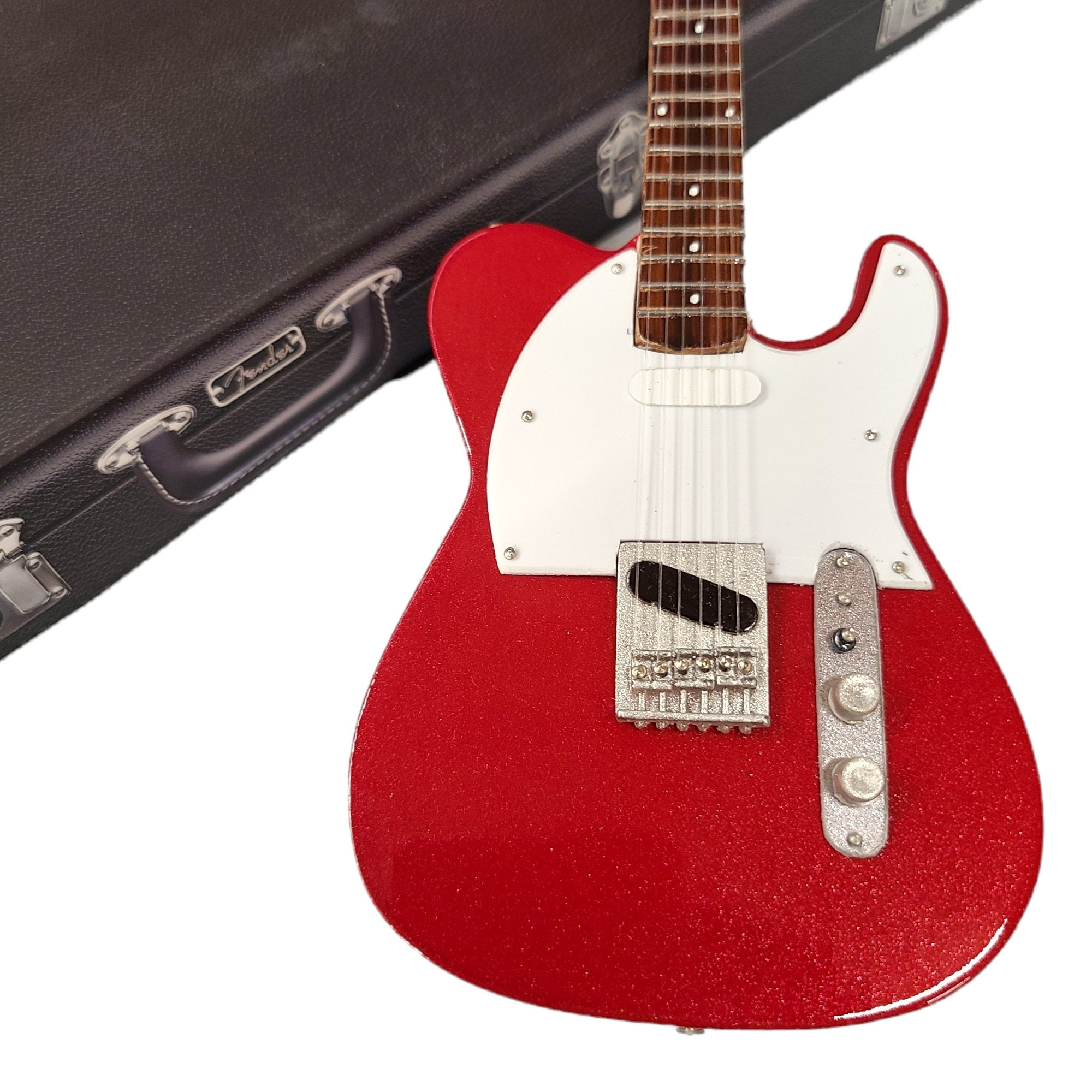 Axe Heaven Mini Guitar Replica Candy Apple Red Tele Telecaster FT-008