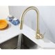 thumbnail image 2 of Apuakthei Grifo de cocina de Oro pulido, grifo de lavabo retráctil para verduras, frío y caliente, grifo de fregadero de acero inoxidable 304, 2 of 5