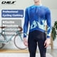 thumbnail image 2 of CHEJI Maillots de ciclismo de otoño de manga larga con cremallera completa Ropa para andar en bicicleta Deportes para hombres Equipo de ciclismo delgado y transpirable 2024, 2 of 5