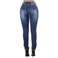 thumbnail image 3 of JDinms Women's Butt Lift Comfy Stretch Denim Skinny Jeans, 3 of 4
