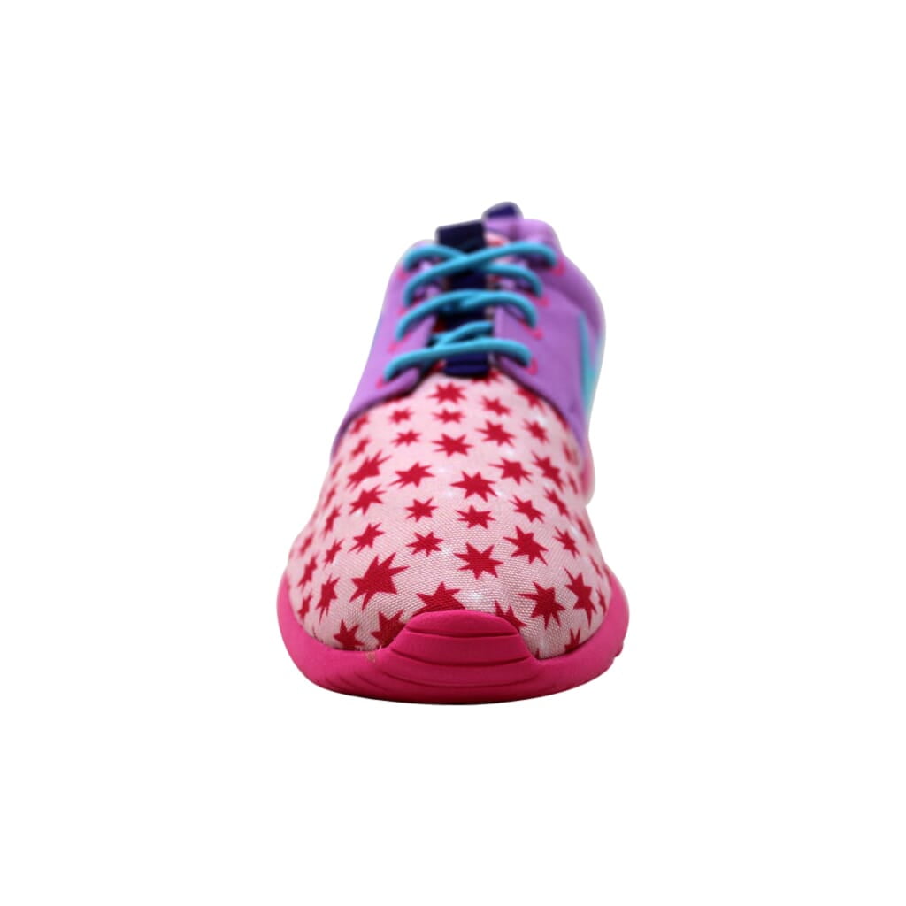 Nike Roshe One Print Prism Pink Blue Fuchsia 677784 604 Grade School Size 6Y Walmart