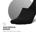 thumbnail image 6 of Feetures Elite Light Cushion Invisible Socks - Anti-Slip Sport Sock Liner with Targeted Compression - Black, M (1 Pair), 6 of 8