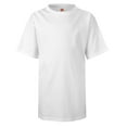 thumbnail image 1 of Hanes Nano-T Kids` T-Shirt, L, White, 1 of 2