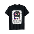 thumbnail image 1 of 100% Cotton Half Mexican & american Flag T-Shirt – oversized Gym Shirt with Mexico & uSa Graphic – Soft Workout Top for Women & Girls, 1 of 6