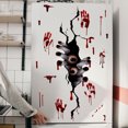 thumbnail image 2 of Pegatinas de pared con huellas de manos, calcomanías para nevera, decoraciones de Halloween, pegatina para ventana, 2 uds., 2 of 3