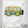 thumbnail image 1 of Urban Graffiti Tapestry, Hippie Campervan with Colorful Exterior Painting with Peace, Fabric Wall Hanging Decor for Bedroom Living Room Dorm, 5 Sizes, Multicolor, by Ambesonne, 1 of 1