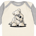 thumbnail image 4 of Inktastic Curious Wheaten Terrier Boys or Girls Long Sleeve Baby Bodysuit, 4 of 5