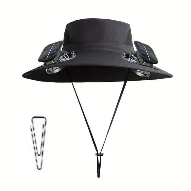 CEHVOM Small Fans Portable,Handheld Fans,Small Personal Fan,Table Fans for Sale,Solar Fan Outdoor Fishing Hat Men Sun Hat with Solar Fan Fishing Hats Fan Hat