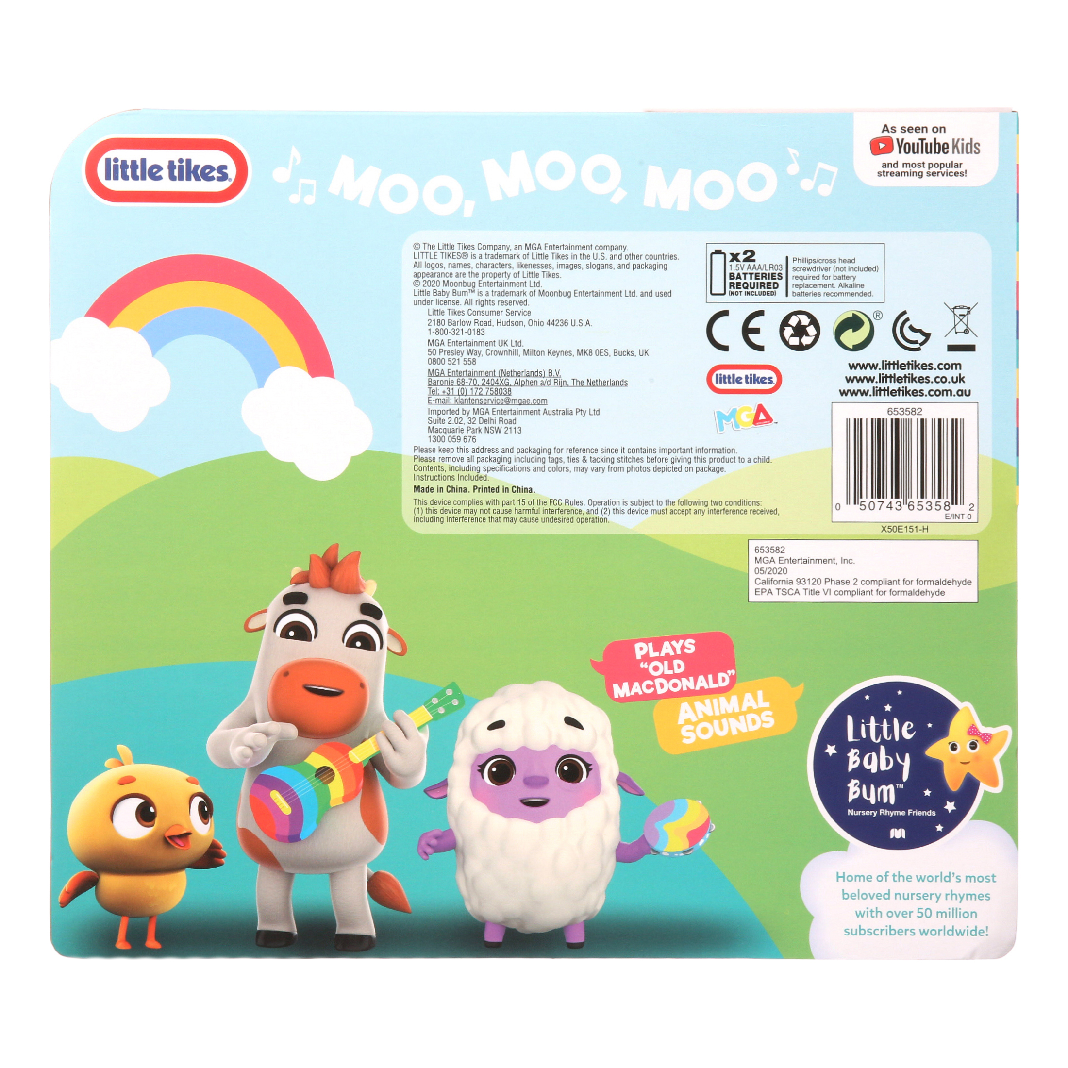 Little Baby Bum Musical Wooden Puzzle-Farm