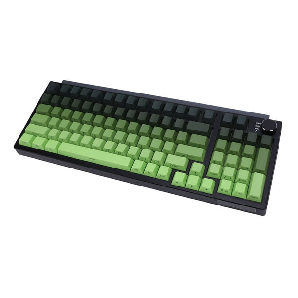 Teclado Mecánico Inalámbrico, 5.0 2.4g 98 Teclas USB C Hot Swappable RGB Teclado De Juego Retroiluminado RGB, Tecnología De Amortiguación De Sonido, Para Juegos De PC
