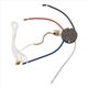 thumbnail image 2 of Kit Interruptor Ventilador Techo, 3 Velocidades, 4 Cables, Ventilador, Control Velocidad con Cremallera,Interruptor Cable TraccióN ZE-208S Cuerda Dorada, 2 of 5