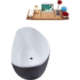 thumbnail image 5 of 75'' Streamline N953BL Freestanding Tub and Tray With Internal Drain, 5 of 10