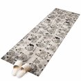 thumbnail image 2 of Vintage Rooster Farmhouse 2'x6' Runner Rug, Grey Wooden Farm Animals Striped Washable Non-Slip Area Rugs for Hallway Kitchen Floor Bedroom Entryway, Laundry Carpet Decoration Indoor Mat, 2 of 9
