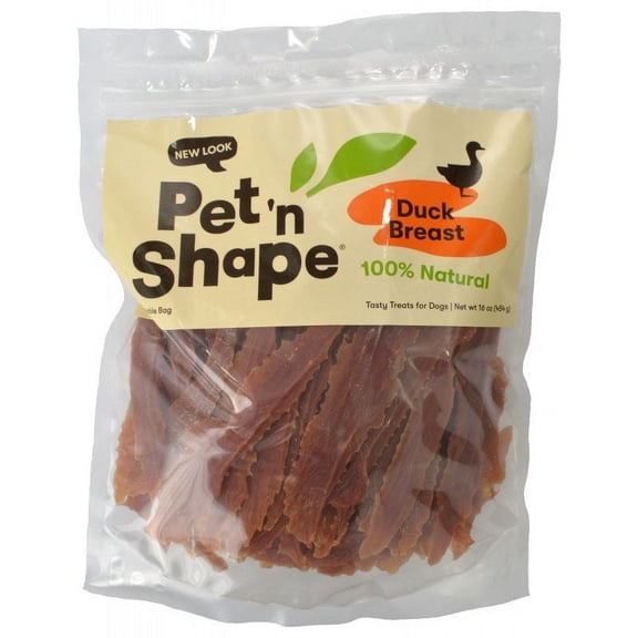 Pet 'n Shape Duck Breast Fillets [Dog, Treats Packaged] 16 oz
