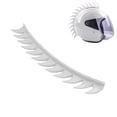 thumbnail image 1 of Motorcycle Universal Helmet Rubber Mohawk Warhawk Spikes Decal Strip Stick, 1 of 8
