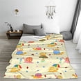thumbnail image 5 of Pofeuu Colorful Cartoon Snail Print Ultra-Soft Micro Fleece Blanket,for Bed Or Sofa,All Season Throw Blankets Flannel Blanket-40"x30", 5 of 7