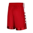 thumbnail image 2 of Nike Boy's Elite Stripe Basketball Shorts Scarlet | White L, 2 of 5