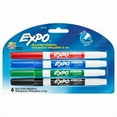 thumbnail image 1 of Expo Low Odour Dry Erase Markers, Fine Tip, Assorted Colours, 4 Count, 1 of 5