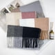 thumbnail image 5 of Bufandas de moda Mantón largo Invierno Grueso Cálido Tejido Bufanda grande a cuadros, 5 of 5