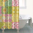 thumbnail image 4 of Pioneer Flower Floral Print Pattern Shower Curtain 36"x72", Bathroom Decorative Shower Curtain Set with 12 Hooks, Waterproof Washable, 4 of 6