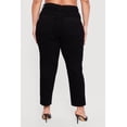 thumbnail image 4 of Women's Plus Size WAX High Waisted Distressed Mom Jeans, 4 of 4