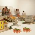 thumbnail image 2 of WHAMVOX 12Pcs Mini Decor Miniature Flower Wagons Red DIY Decoration for Indoor DIY Projects, 2 of 5