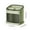 Green, variant on VWRXBZ Utensil Organizer, 6.73x6.53x4.92 Inch Chopstick Storage Box Kitchen Large Capacity Drainage Organizer Tube Large Compartment Lazy Corner Cutlery Organizer Easy to Clean Tilt Home Decor