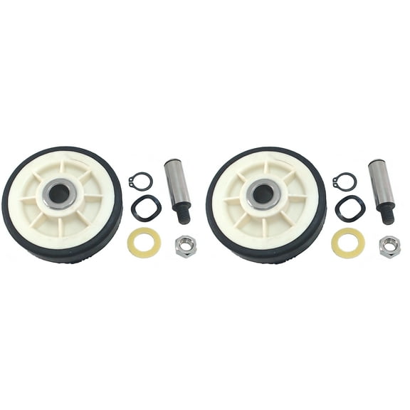 Drum Roller w/shaft 2 Pack Replaces Maytag, 303373, 12001541