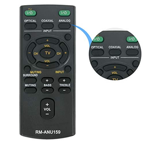 Sony woofer hot sale remote