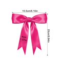 thumbnail image 3 of Christmas Bows with Satin Ribbon, Christmas Decorations for Home and Party Decor, Christmas Banner with 8 Bow Garland, 3 of 7