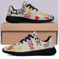 thumbnail image 3 of Inclusion Hippie Support LGBT Inclusive Space For Everyone Shoes Sneakers Black Size 4.5, 3 of 7