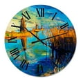 thumbnail image 2 of Designart 1 in Coastal Wall Clock, 2 of 5