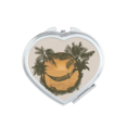 thumbnail image 1 of Coconut Tree Cloud Hammock Beach Heart Mirror Travel Magnification Portable Handheld Pocket Makeup, 1 of 3