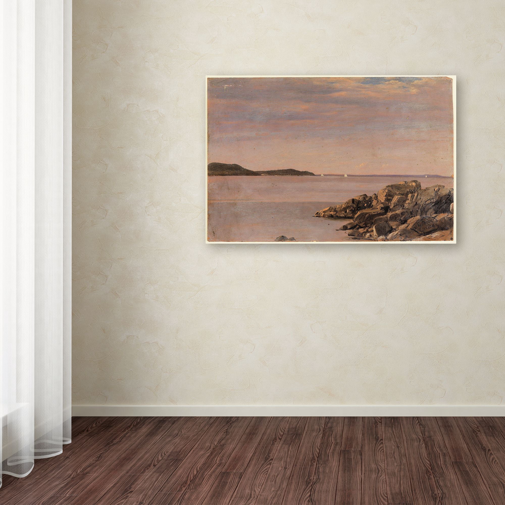 Trademark Fine Art 'Mt Desert Island Maine' Canvas Art by Church