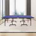 thumbnail image 4 of Costway Foldable Competition-Ready Table Tennis Removable Net Locking Casters, 4 of 10