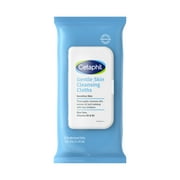 Cetaphil Gentle Skin Cleansing Cloths, 25 ct, Fragrance Free Face and Body Wipes
