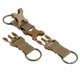 thumbnail image 4 of Advancent multifunción de nailon para exteriores, hebilla colgante, Clip para acampar, senderismo, accesorio de viaje Escalada color barro Advancent JJ17209-02, 4 of 6