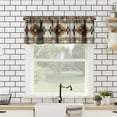 thumbnail image 2 of Aztec Valance Curtain,Bohemian Geometric Graphics Vintage Home Bedroom Living Room Window Decoration Curtain 1 Panel 54" x 18", 2 of 6