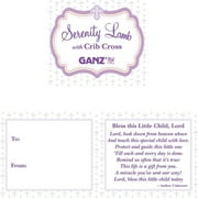 Ganz Serenity Lamb With Crib Cross Christening or Baptism Gift (Blue (Boy))