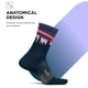 thumbnail image 3 of Calcetines de senderismo Feetures Trail Max Cushion Mini Crew, morados, 3 of 7