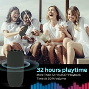 Monster Bluetooth Speaker, Portable Bluetooth Speaker, 40W True Wireless Speaker,360° Stereo Sound Effect,IPX7 Waterproof Speaker, Outdoor Speaker