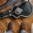 thumbnail image 4 of IFANLANDOR 1Pc Portable Grey Guitar Pick Holder Felt Case Clamp for Easy Storage, 4 of 8