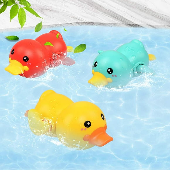 Baby Bath Toys, Baby Bathtub Toys, Wind up Toys Paddling Pool Toys Set, Floating Swimming Ducks