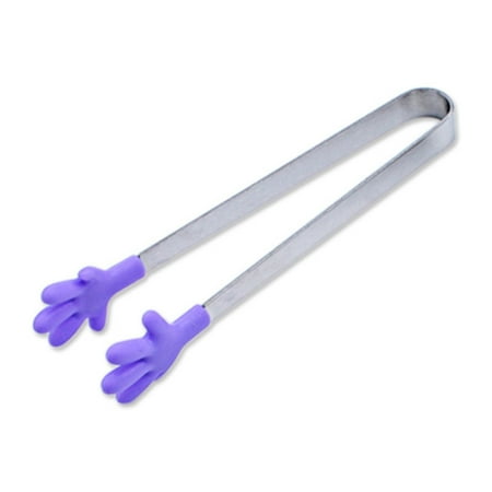 

Meizhencang Small Palm Stainless Steel Silicone Sugar Tong Food Clip Clamp Home Kitchen Tool