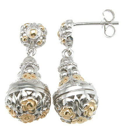 Sterling Silver Womens Fashion Earrings Makes Unique Happy Anniversary Gifts, Antique Style Sterling Silver Earrings